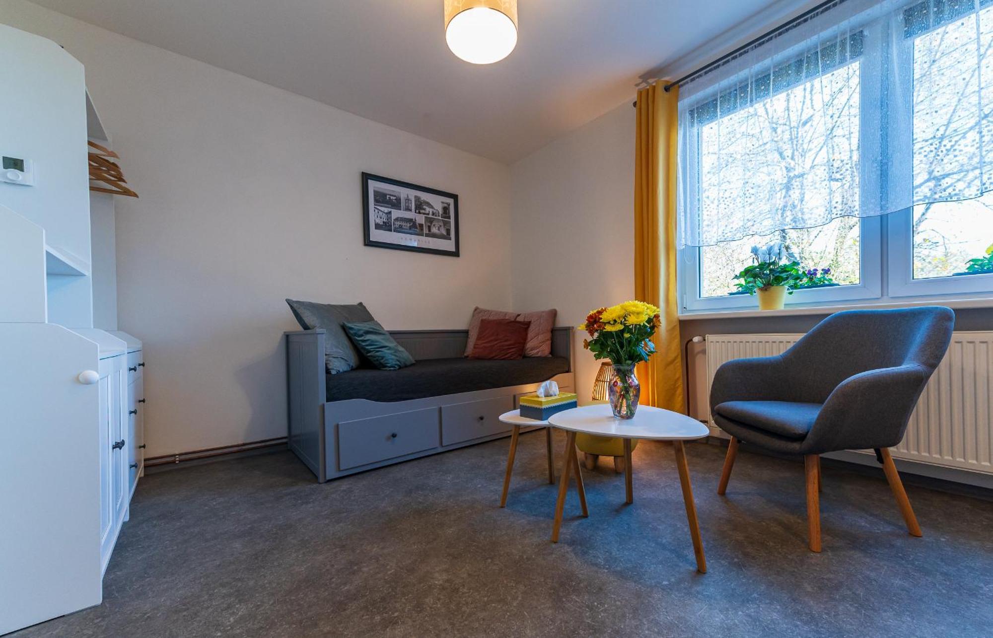 Ubytovani Na Samote - Apartman U Tesaru Komarice Eksteriør bilde